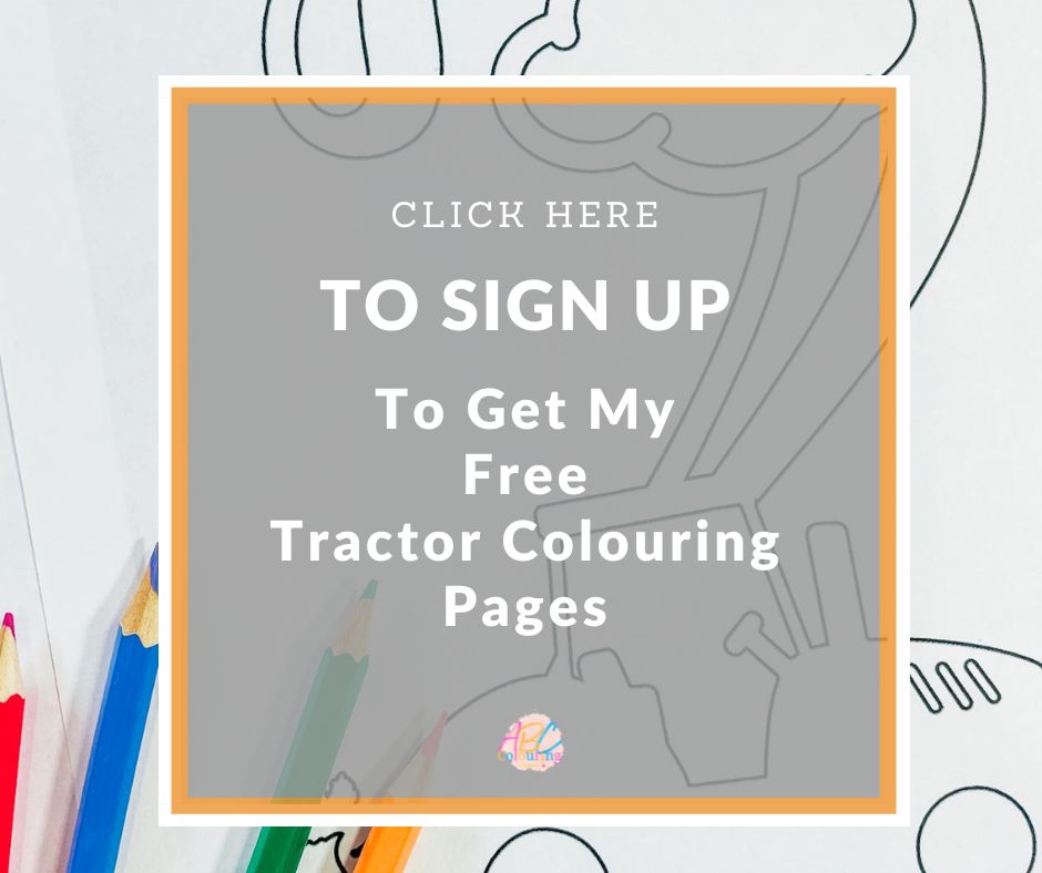 Get my free tractor colouring pages
