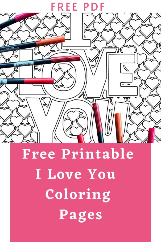 free printable i love you coloring pages for adults