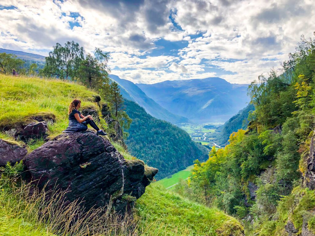 What Does Coddiwomple Mean? Norway photo of someone travelling 